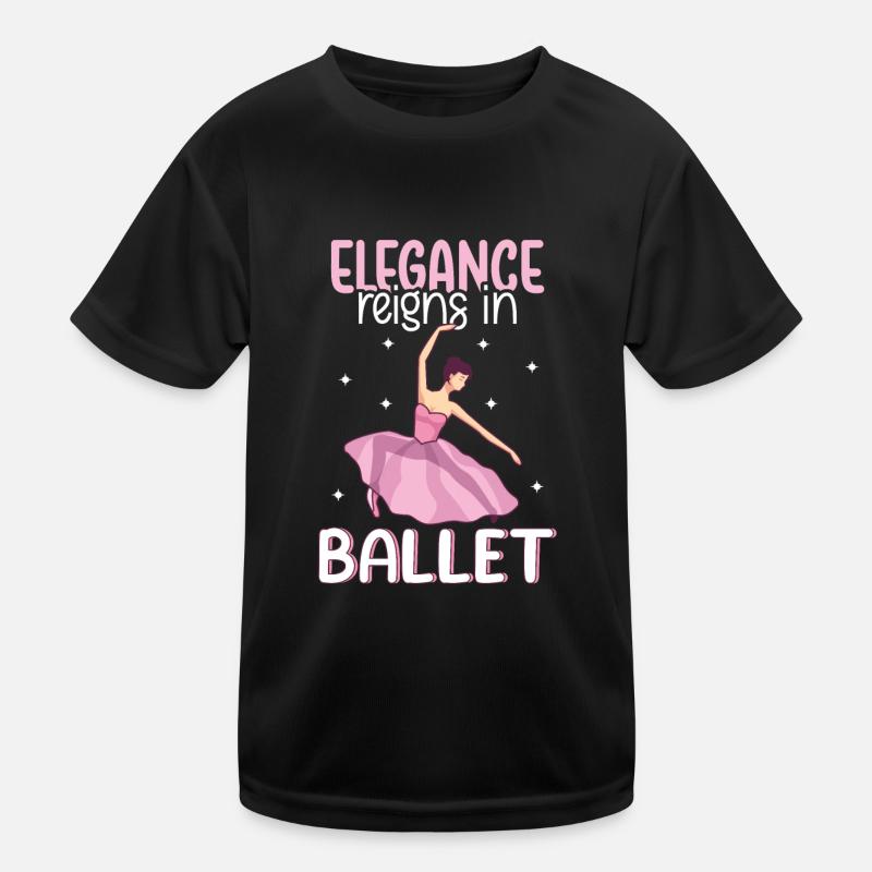 Ballet Ballerine Danse Danseuse Danse Ballet T-shirt sport Enfant