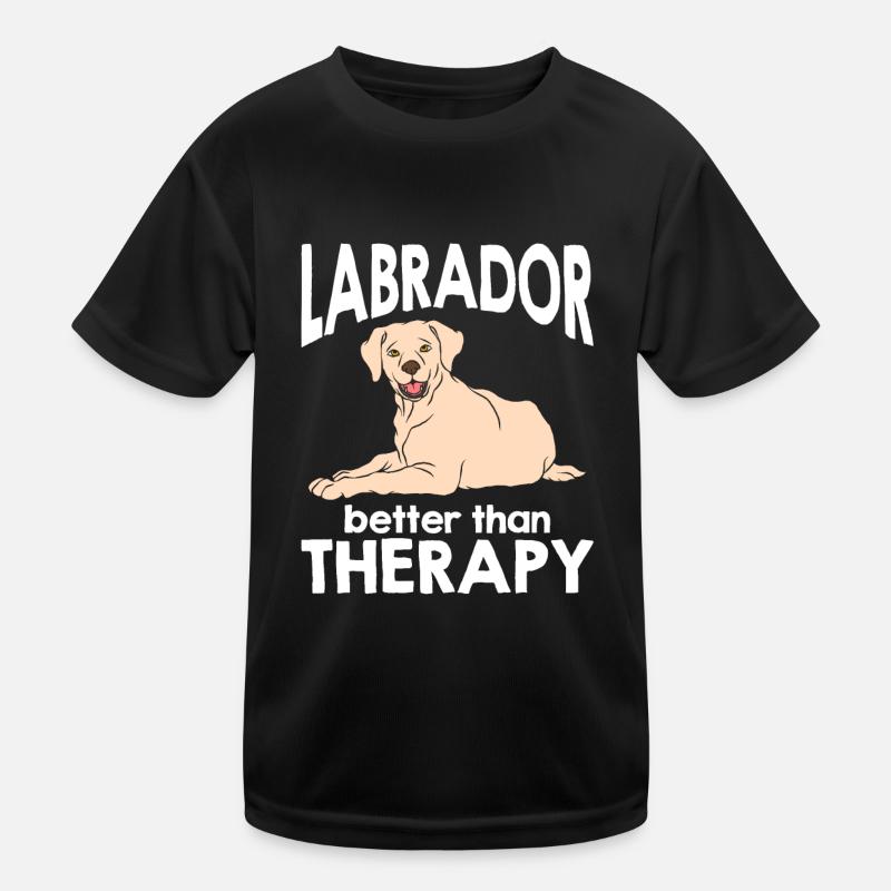 Labrador Dog Labrador Retriever - Kids Functional T-Shirt - black