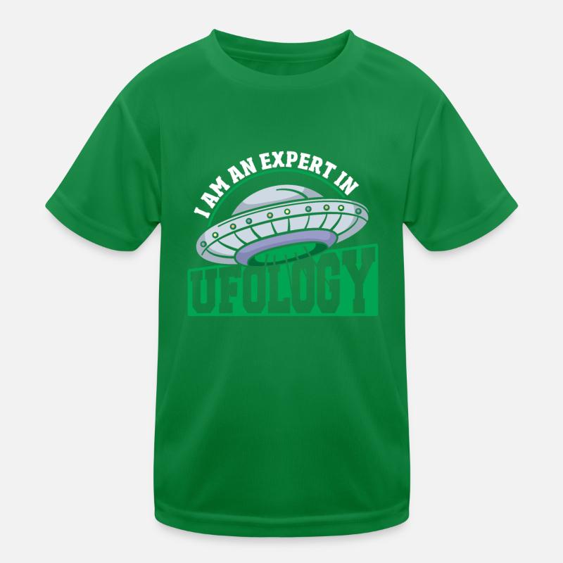 Alien Hunter I Am An Expert In Ufology UFO Kids Functional T-Shirt