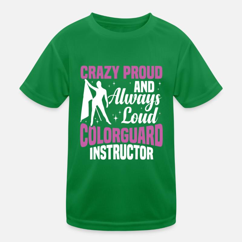 Garde d’hiver instructeur Colorguard capitaine cadeau T-shirt sport Enfant