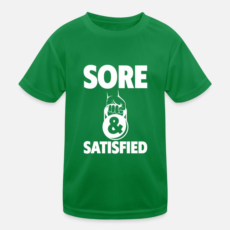 Douleur Et Satisfait 4 T-shirt sport Enfant