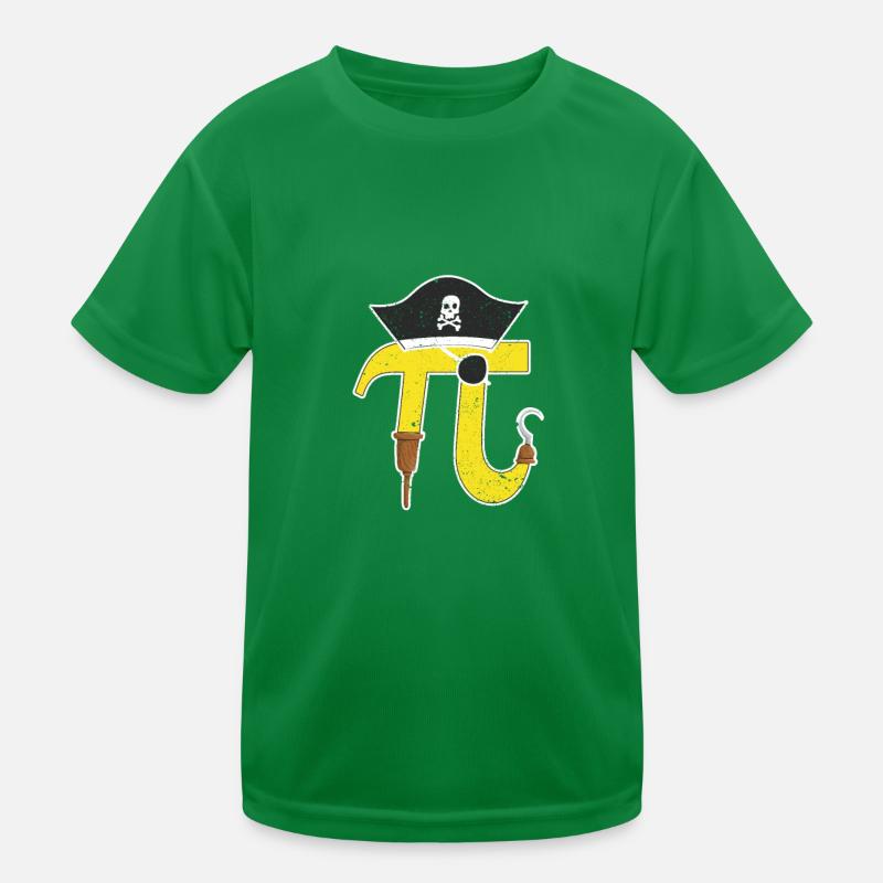 Pi Day Pirate Math Geek Math Number Nerd Kids Functional T-Shirt