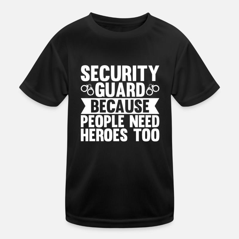 Security Clothing Security Accessories Kids Functional T-Shirt