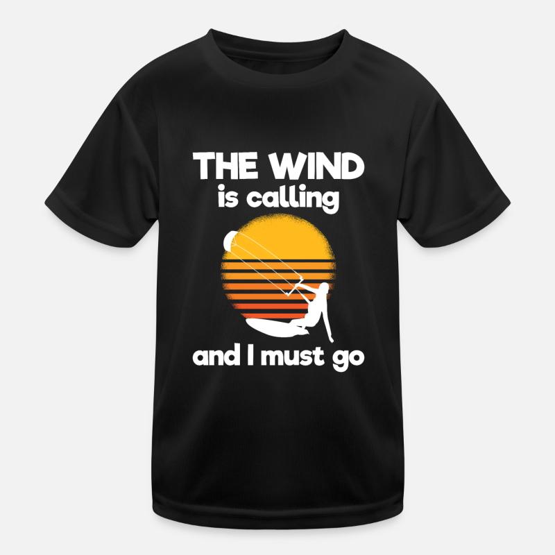 Kiteboarding Kitesurfer Kitesurfing Kiteboarder Kids Functional T-Shirt