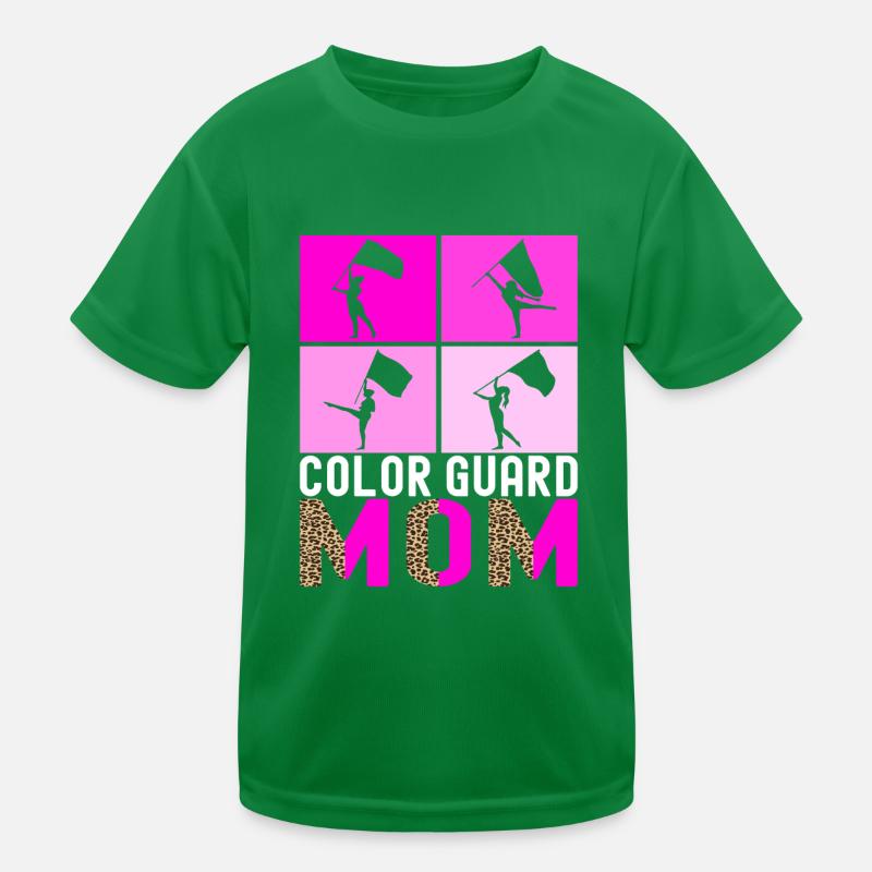 Drapeau agitant la fanfare garde de couleur T-shirt sport Enfant