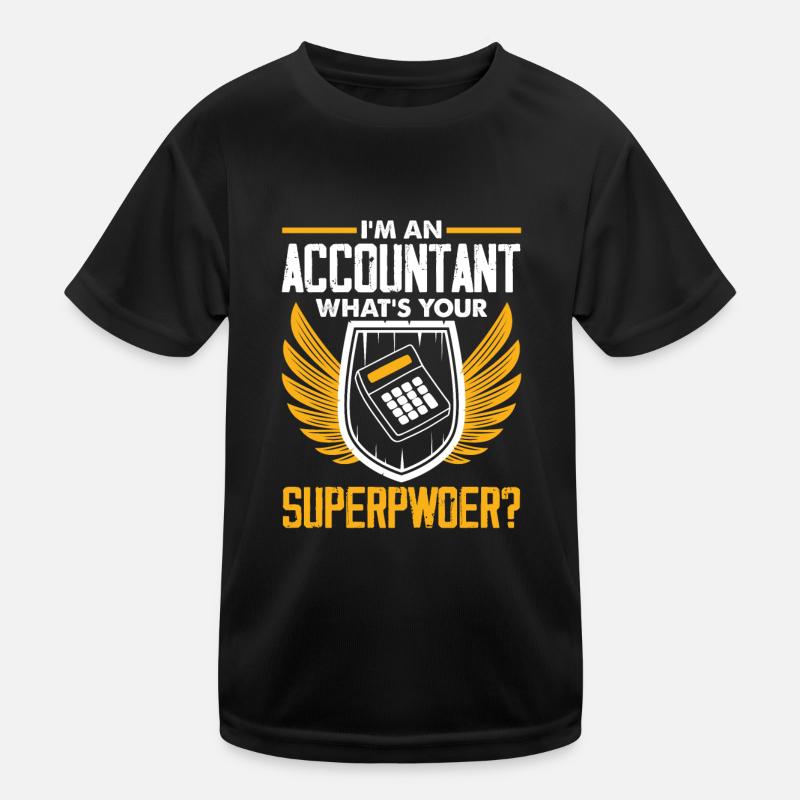 Drôle de cadeau comptable de conseiller fiscal T-shirt sport Enfant
