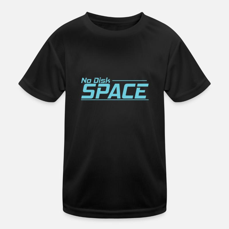 No Disk Space Retrospeichermodul Kinder Funktions-T-Shirt