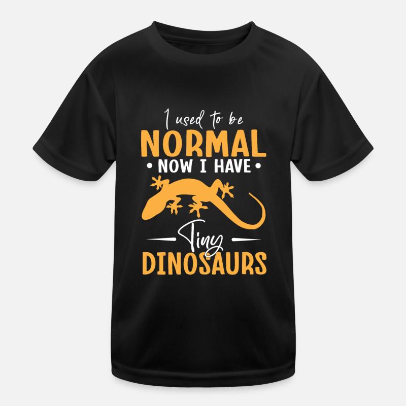 Kronengecko Crested Gecko Doppelfingergecko Kinder Funktions-T-Shirt