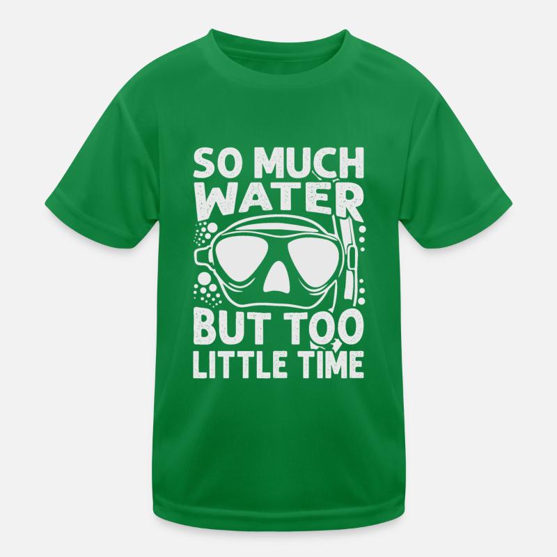 Tant d’eau mais trop peu de temps T-shirt sport Enfant