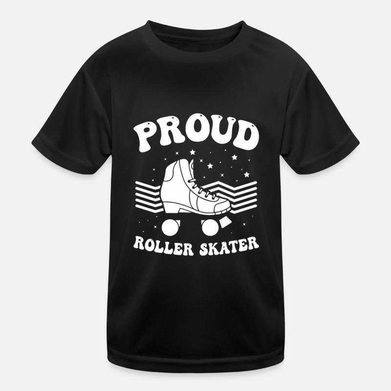 Roller Skates Roller Skating - Proud Roller Skater Kinder Funktions-T-Shirt