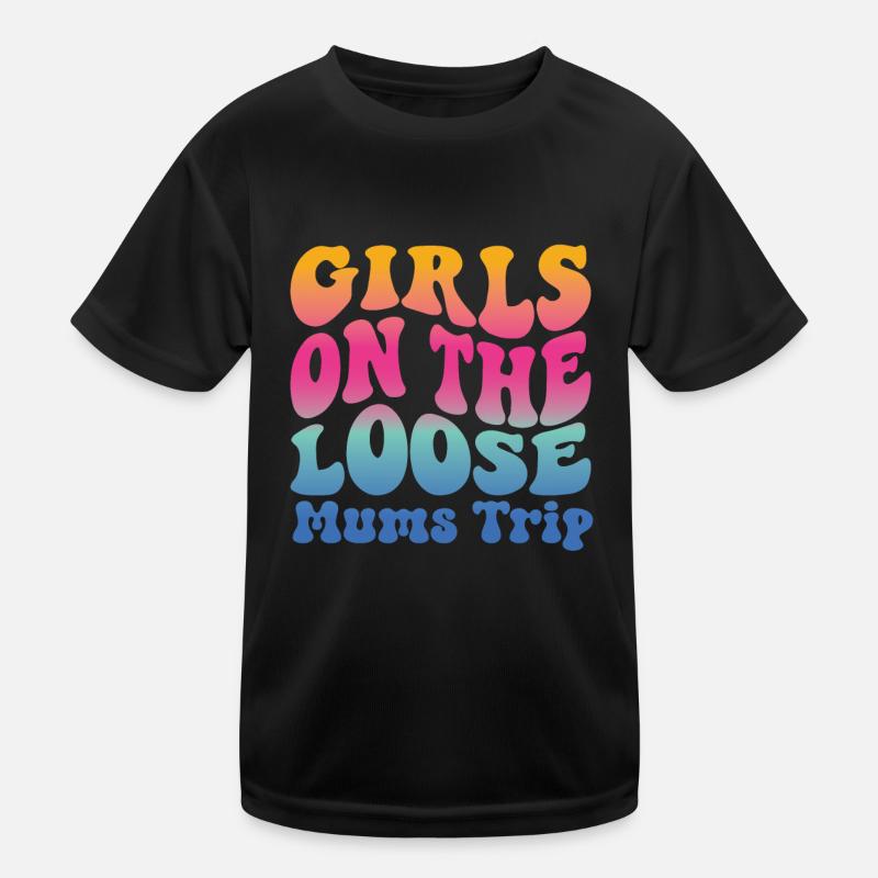 Filles Sur Le Voyage Des Amis Des Mamans Lâches T-shirt sport Enfant