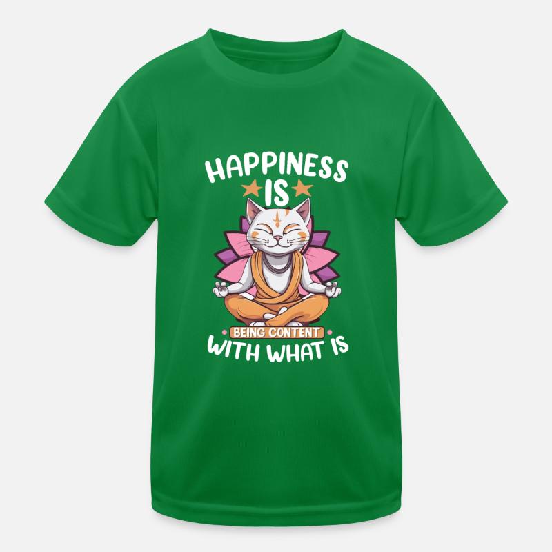 Yoga Mindfulness Practic Meditation Manifestation Kinder Funktions-T-Shirt