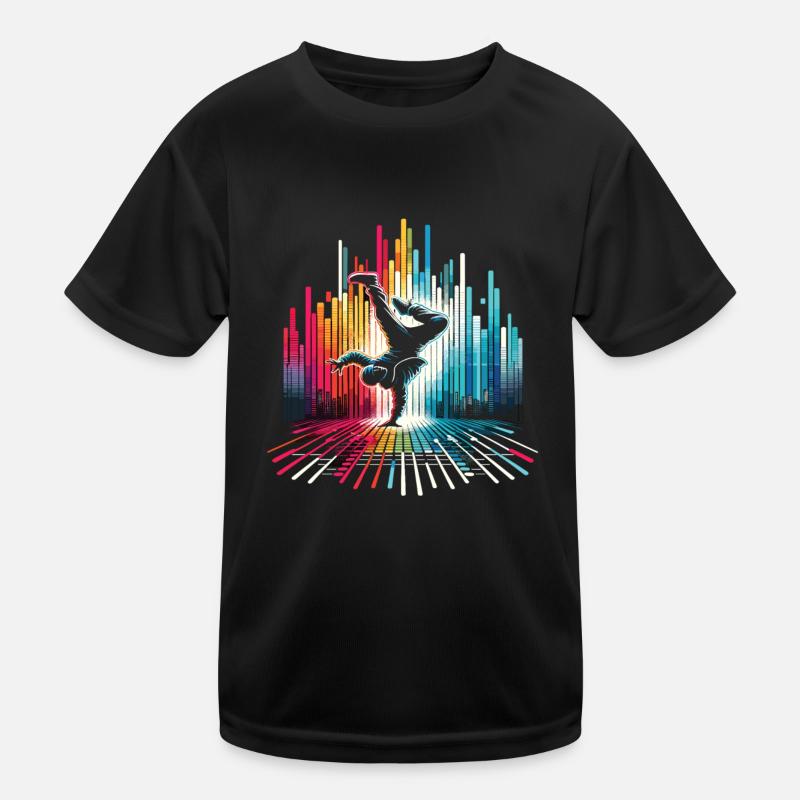 Breakdance Breakdancer Breakdance Kinder Kinder Funktions-T-Shirt