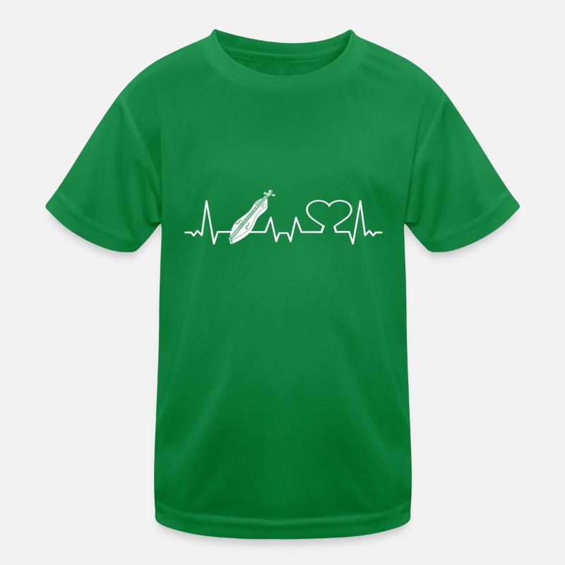 Dulcimer Musician Plucked Instrument Hammered Dulcimer Kids Functional T-Shirt