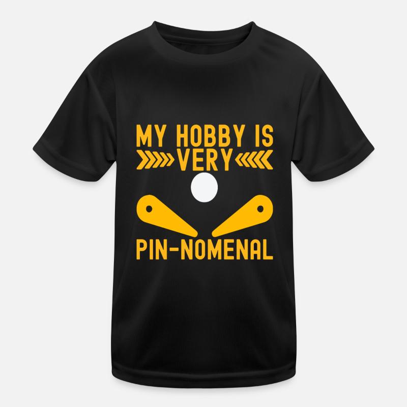 Pinball Flipper T-shirt sport Enfant