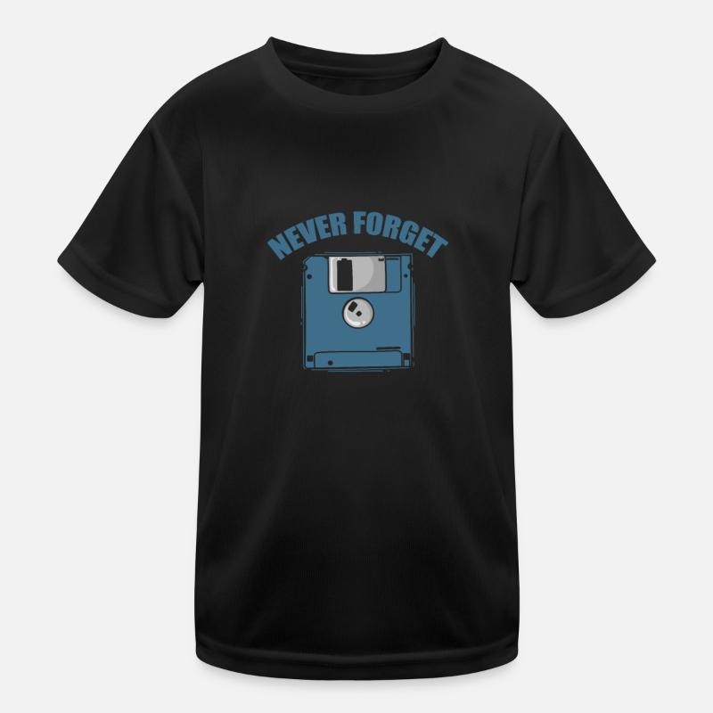 N’oubliez jamais le module de mémoire rétro de disquette T-shirt sport Enfant