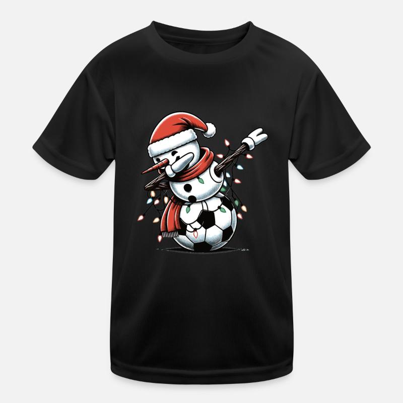 Schneemann Dabbing Schneemann Dab Schneemänner Kinder Funktions-T-Shirt