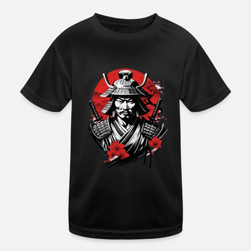 Samurai-Krieger - Japan - Dämon Kinder Funktions-T-Shirt