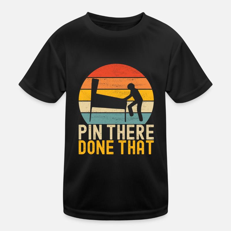 Pinball Flipper T-shirt sport Enfant