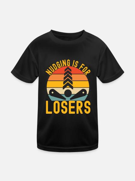 Pinball Flipper - Kids Functional T-Shirt - black - Front