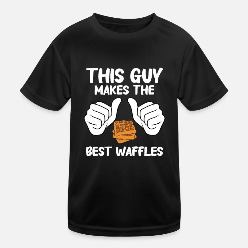 Waffle making waffle maker Kids Functional T-Shirt