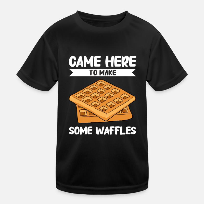 Waffle making waffle maker Kids Functional T-Shirt
