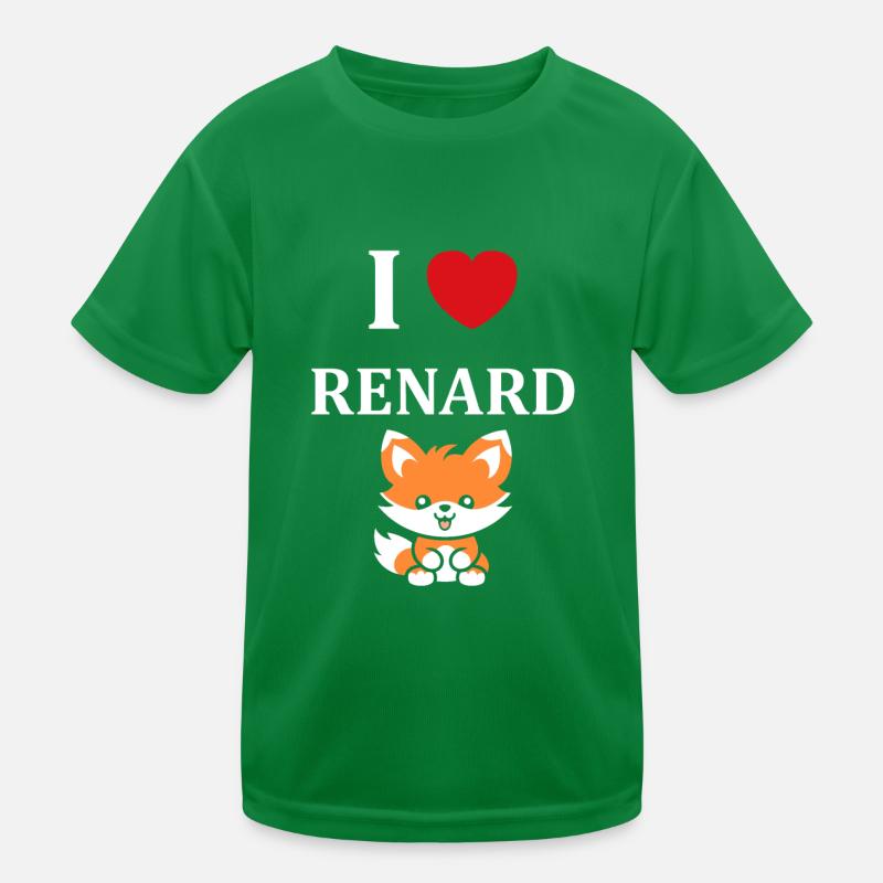 petit renard T-shirt sport Enfant