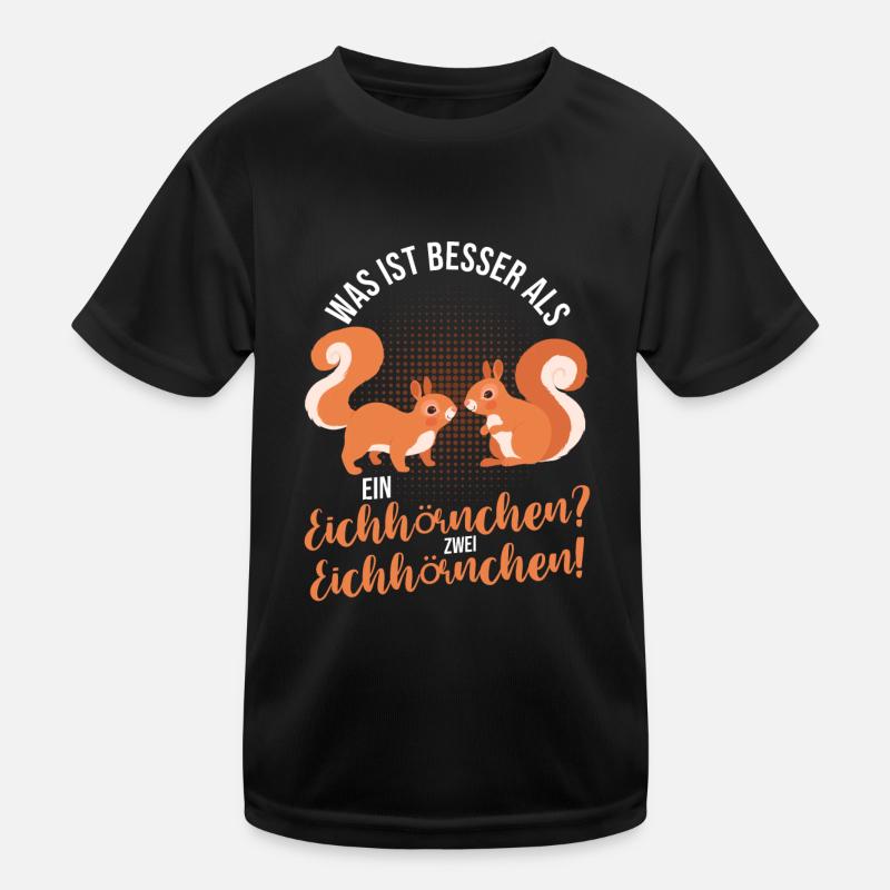 Eichhörnchen Kinder Funktions-T-Shirt