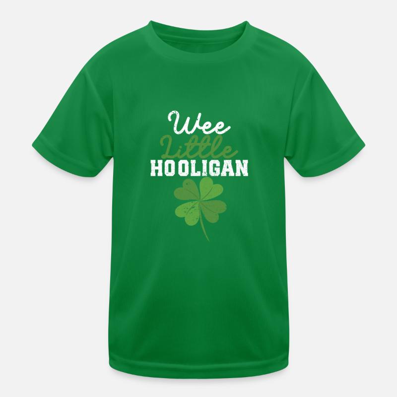 Wee Little Hooligan St. Patrick's Day Irisches Kinder Funktions-T-Shirt