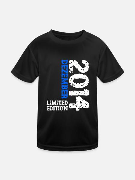 2014 décembre édition limitée 9e anniversaire Décoration - T-shirt sport Enfant - noir - Devant