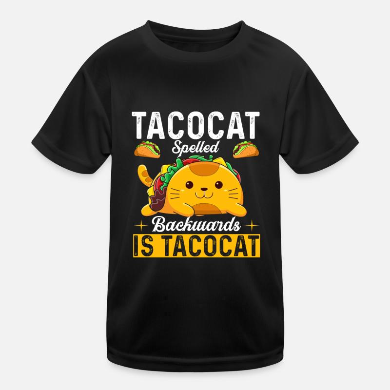 Tacocat spelled backwards is Tacocat Kids Functional T-Shirt