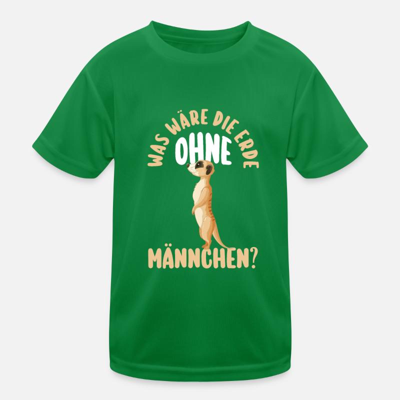 Erdmännchen Kinder Funktions-T-Shirt
