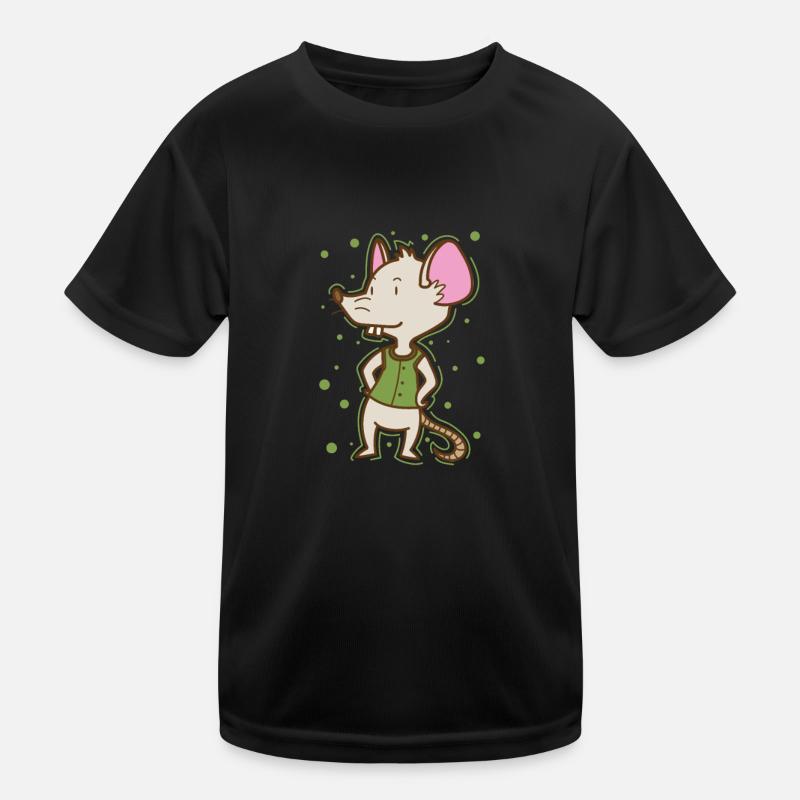 Mouse, Nature, Cheese, Pet, Mammal Kids Functional T-Shirt
