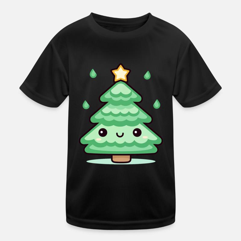 Weihnachtsbaum Kinder Funktions-T-Shirt