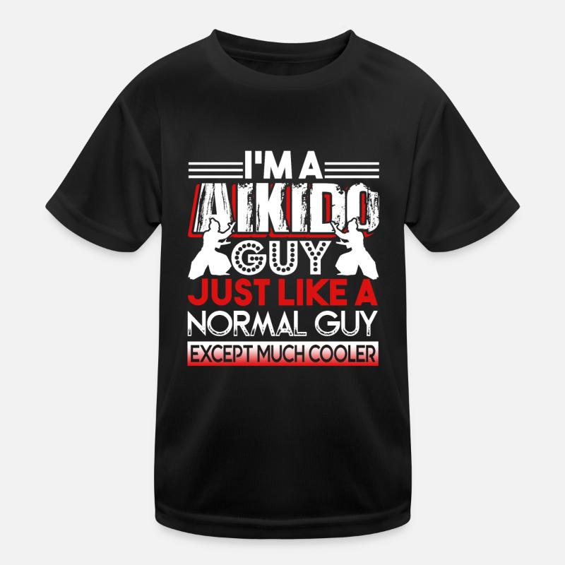 Aikido Aikido Guy Is Cooler Kids Functional T-Shirt