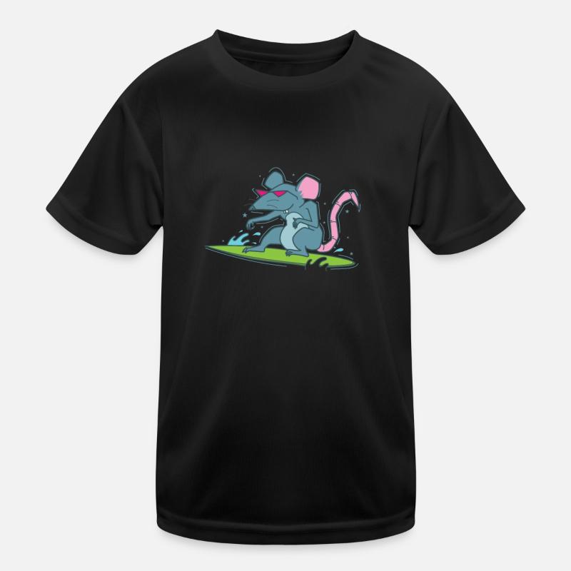 Rat Surfing Rongeur de compagnie T-shirt sport Enfant