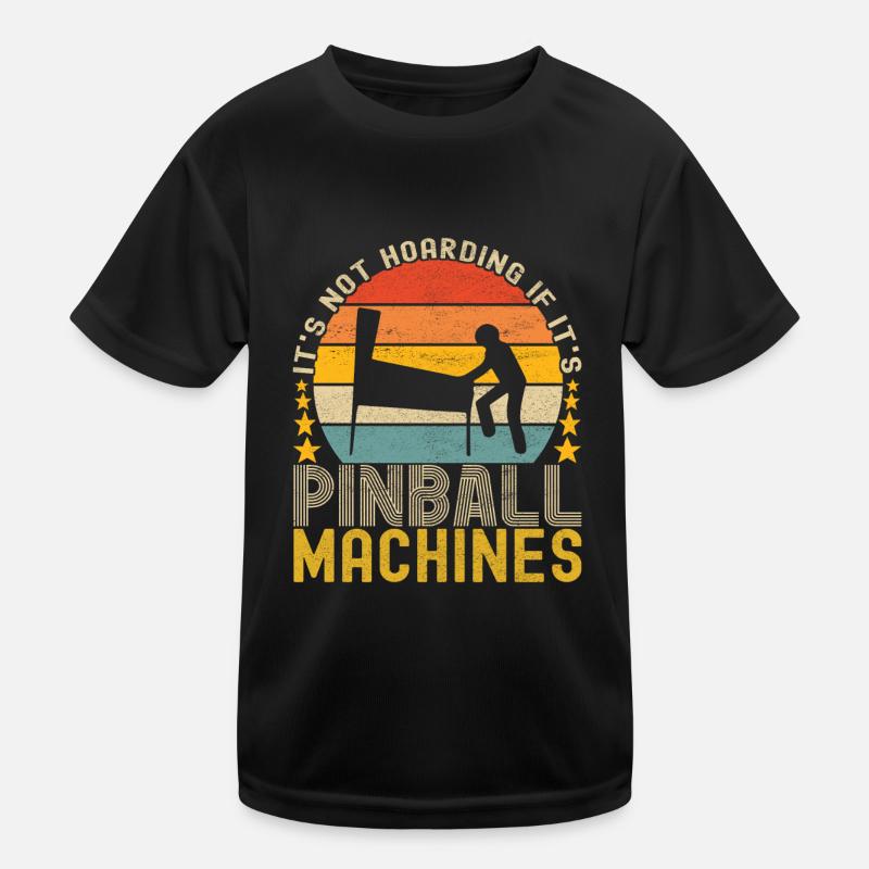 Pinball Flipper T-shirt sport Enfant
