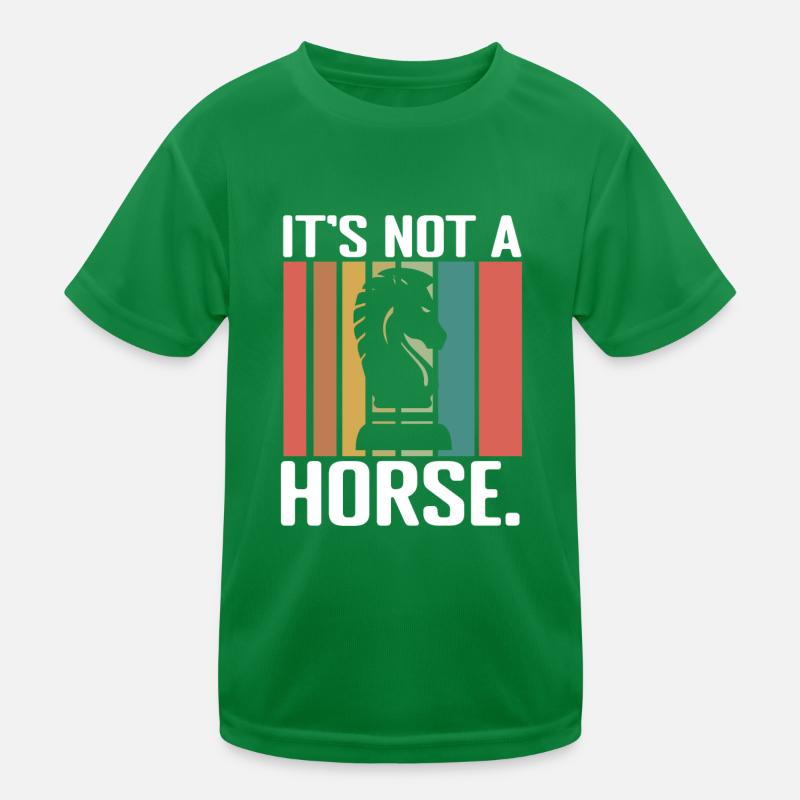 Ce n’est pas un cheval que le chevalier échiquète se déplace T-shirt sport Enfant