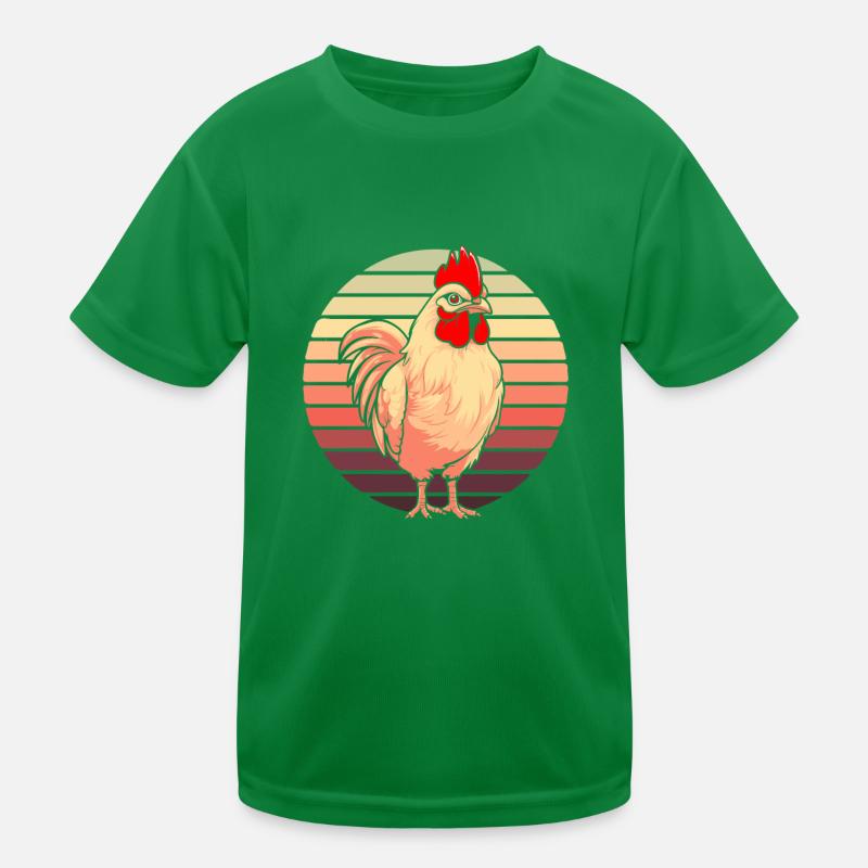 Chicken Hen Kids Functional T-Shirt