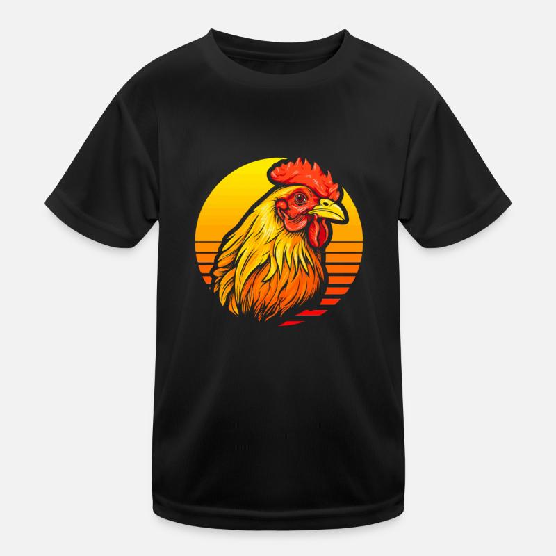 Huhn Henne Kinder Funktions-T-Shirt