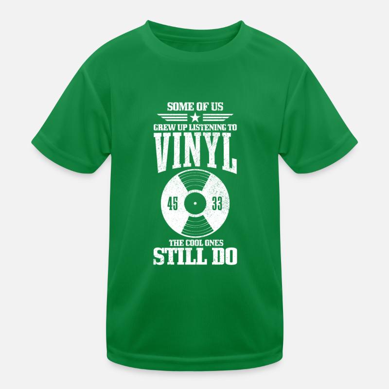Vinyl Record Gift For DJ Vintage Kids Functional T-Shirt