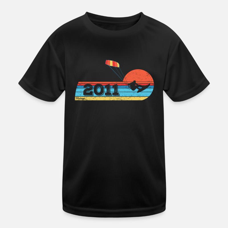 Kitesurf Anniversaire né en 2011 T-shirt sport Enfant