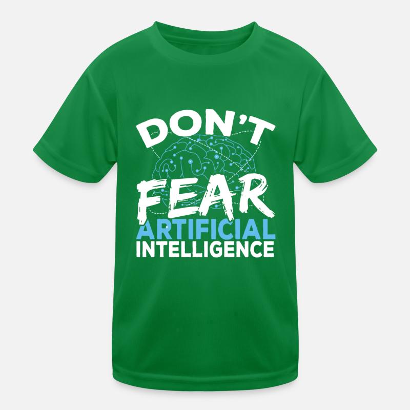 Digital Brain AI Deep Learning Neuronales Kinder Funktions-T-Shirt