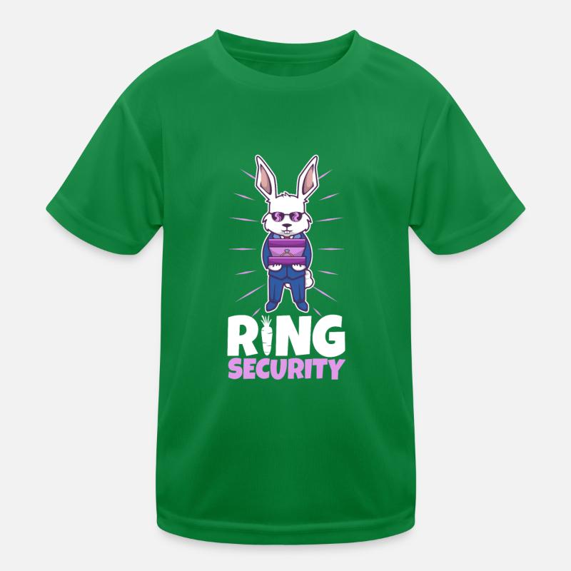Ring Security Wedding Kids Functional T-Shirt