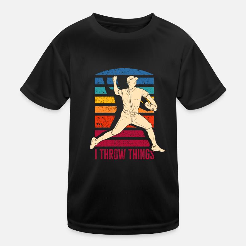 Lustiger Baseball Kinder Funktions-T-Shirt