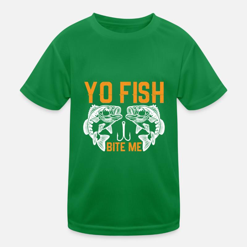Yo, poisson, mords-moi T-shirt sport Enfant