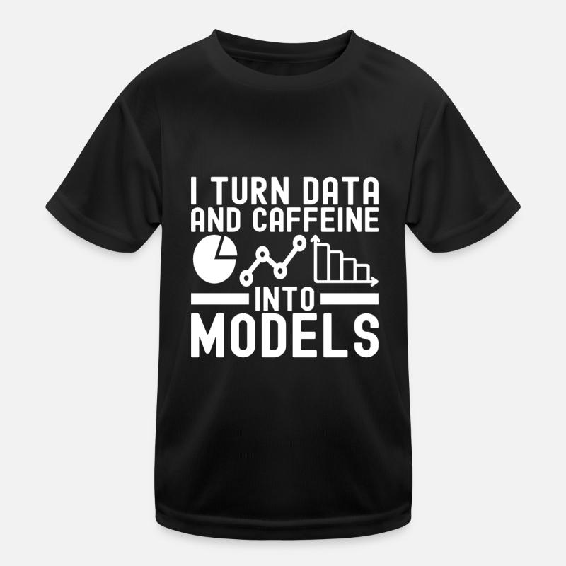 Analyste de données en science des données T-shirt sport Enfant