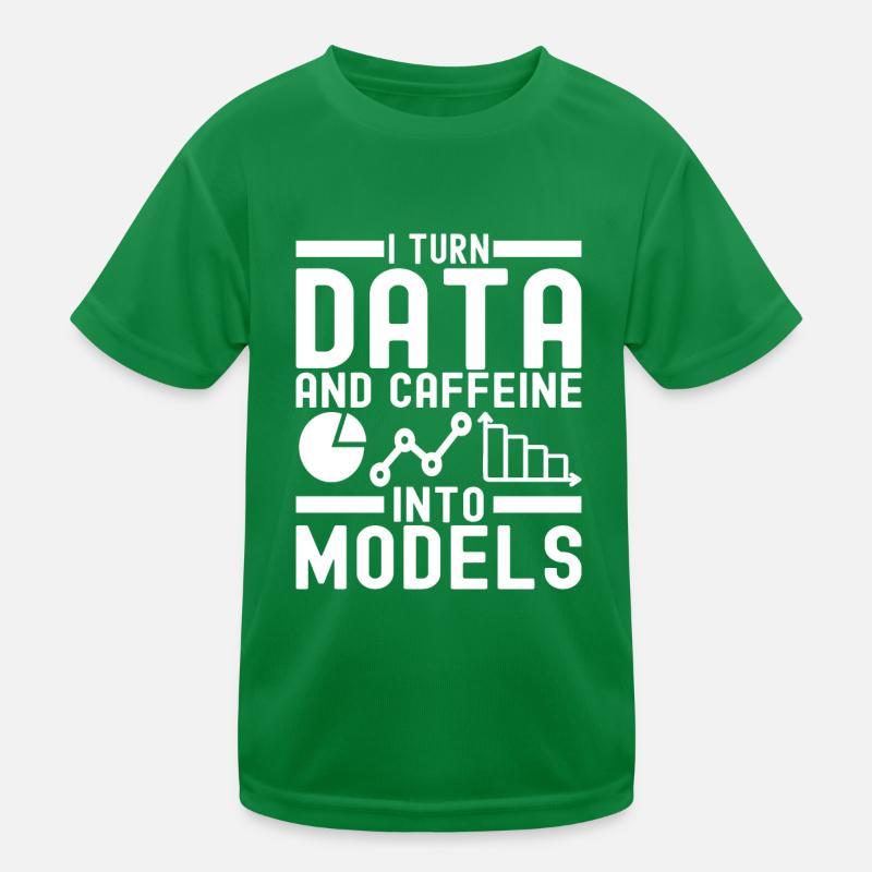 Analyste de données en science des données T-shirt sport Enfant