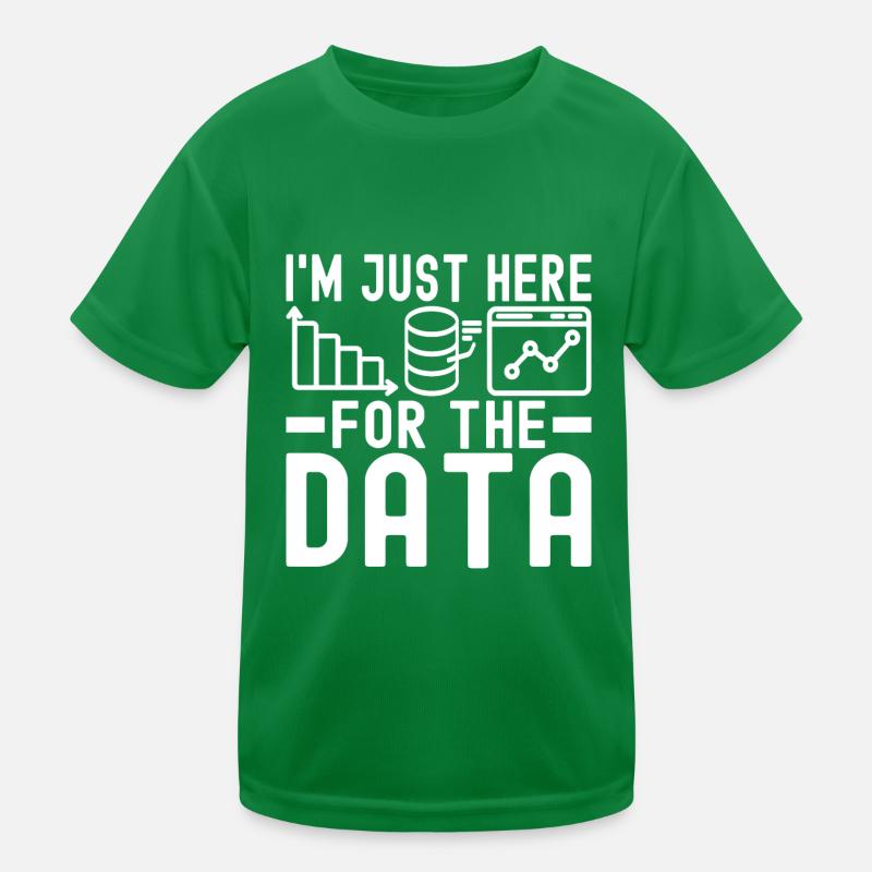 Analyste de données en science des données T-shirt sport Enfant