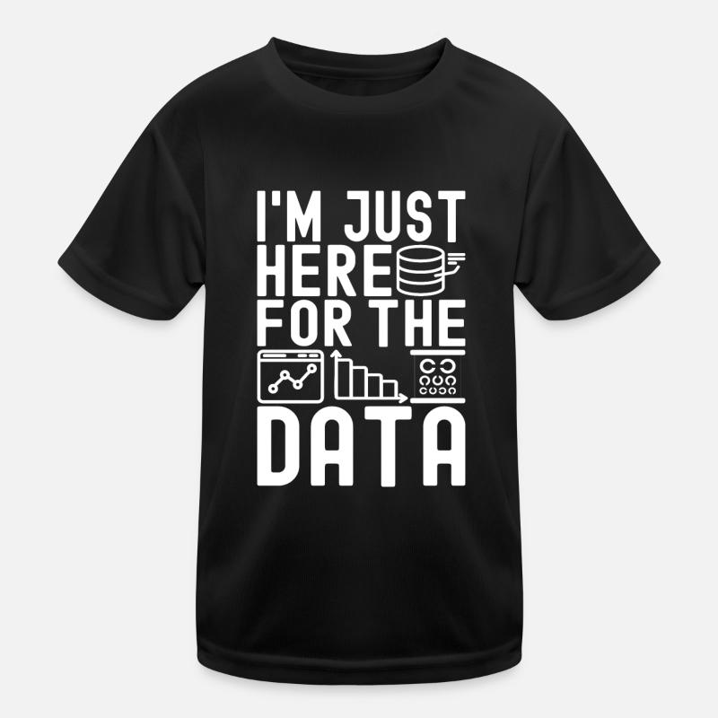 Analyste de données en science des données T-shirt sport Enfant
